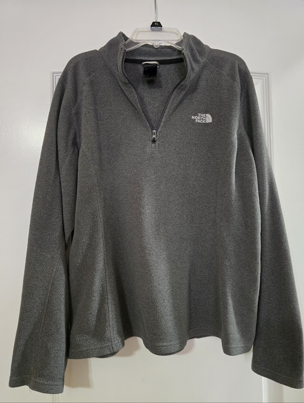The North Face Men's Dark Gray Half-Zip Fleece Pullover